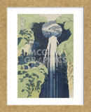 The Amida Falls in the Far Reaches of the Kisokaidô Road (Framed) -  Katsushika Hokusai - McGaw Graphics