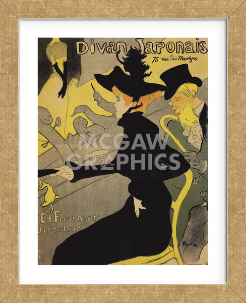 Le Divan Japonais (Framed) | McGaw Graphics