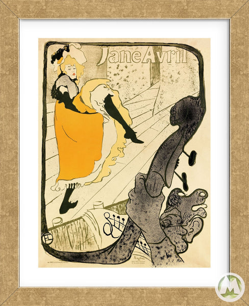 Jane Avril, 1893 (Framed) | McGaw Graphics