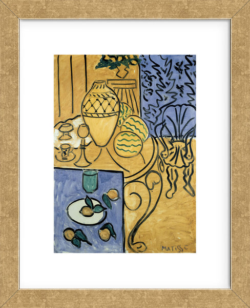 Interior in Yellow and Blue, 1946 (Framed) | McGaw Graphics