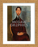 Portrait of Leopold Zborowski (Framed) -  Amedeo Modigliani - McGaw Graphics