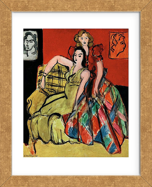 Two Young Women, the Yellow Dress and the Scottish Dress, 1941