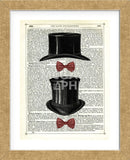 Top Hat & Bow Ties (Framed) -  Marion McConaghie - McGaw Graphics
