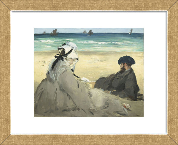 額装品/Joe on the Beach（アンリ シルバーマン）/アートポスター 額装品/Joe on the Beach（アンリ シルバーマン）/アートポスター