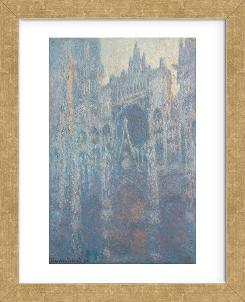 The Portal of Rouen Cathedral in Morning Light, 1894 (Framed