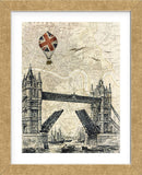 Tower Bridge Balloon (Framed) -  Marion McConaghie - McGaw Graphics