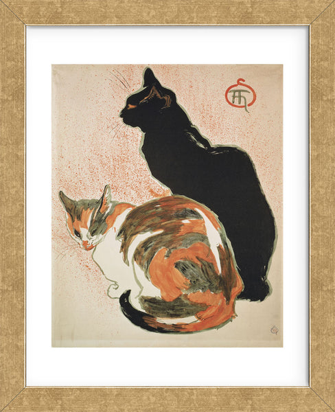 Two Cats, 1894 (Framed) | McGaw Graphics