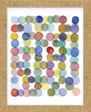 Series Colored Dots No. II (Framed) -  Louise van Terheijden - McGaw Graphics