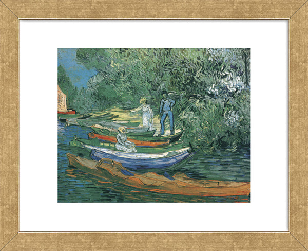 Bank of the Oise at Auvers, 1890 (Framed) | McGaw Graphics