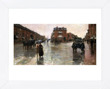 Rainy Day, Boston, 1885 (Framed) -  Childe Hassam - McGaw Graphics