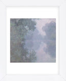 The Seine at Giverny, Morning Mists, 1897  (Framed) -  Claude Monet - McGaw Graphics