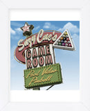 Suzy Cue's Game Room (Framed) -  Anthony Ross - McGaw Graphics