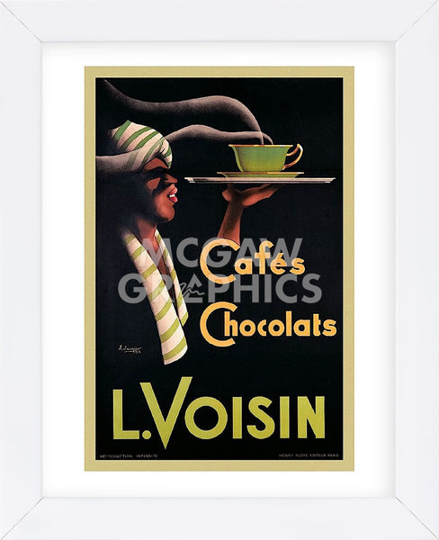 L. Voisin Cafes & Chocolats, 1935 (Framed) | McGaw Graphics