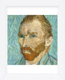 Self Portrait (detail) (Framed) -  Vincent van Gogh - McGaw Graphics