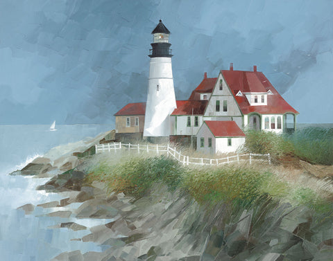 Portland Light, Maine -  Albert Swayhoover - McGaw Graphics