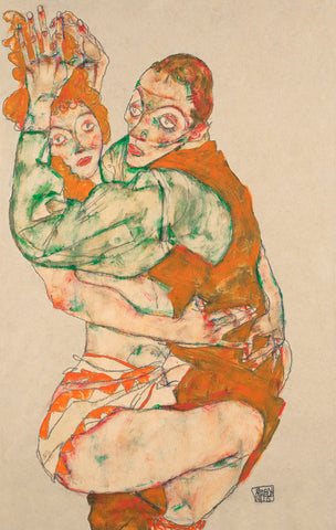 Lovemaking -  Egon Schiele - McGaw Graphics