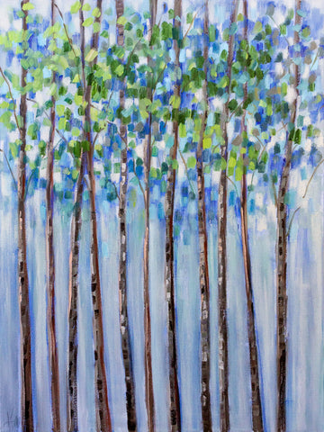 Trees in Blue -  Libby Smart - McGaw Graphics