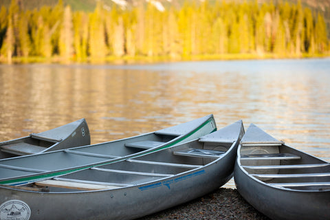 Golden Hour Canoes, Glacier National Park