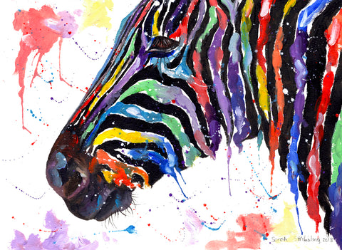Colorful Zebra (Variant 1)
