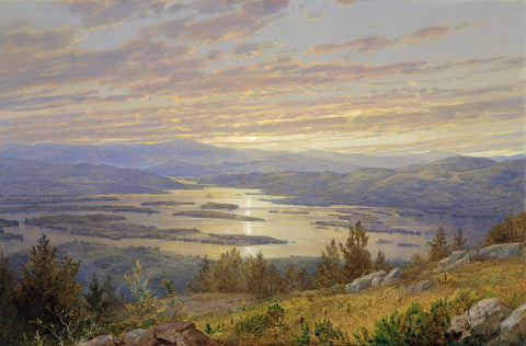 Lake Squam from Red Hill, 1874 -  William Trost Richards - McGaw Graphics