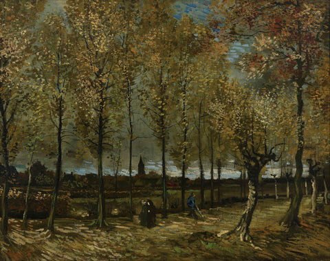 Poplars near Nuenen, 1885 -  Vincent van Gogh - McGaw Graphics