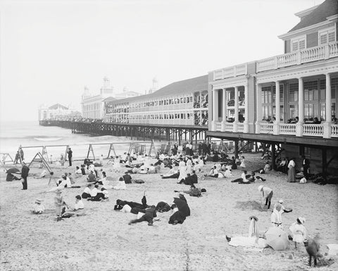 Steel Pier, Atlantic City, NJ, c. 1904 -  Vintage Photography - McGaw Graphics