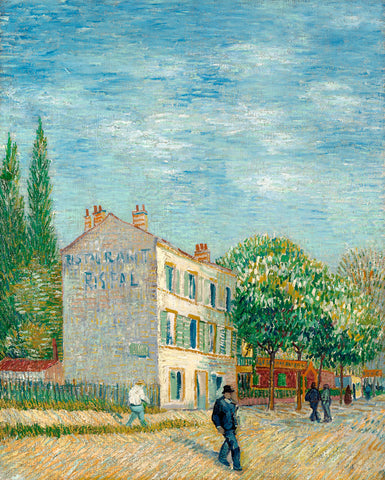 The Restaurant Rispal in Asnières, 1887 -  Vincent van Gogh - McGaw Graphics