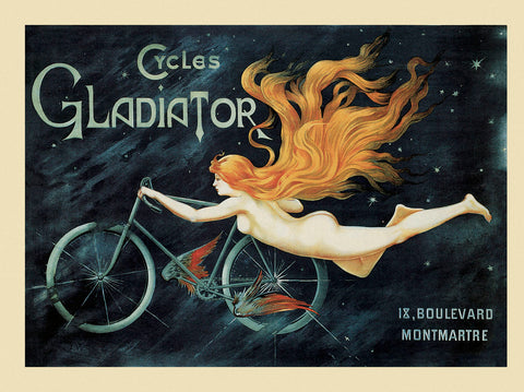 Cycles Gladiator -  Vintage Posters - McGaw Graphics