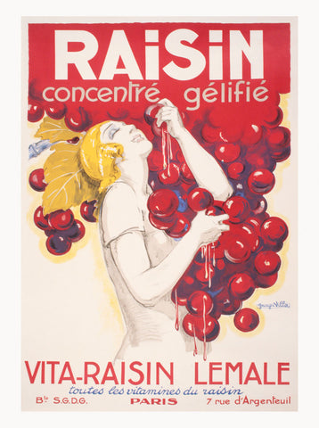 Raisin Concentre gelifie -  Vintage Posters - McGaw Graphics