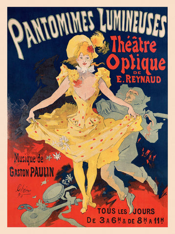 Pantomimes Lumineuses -  Vintage Posters - McGaw Graphics