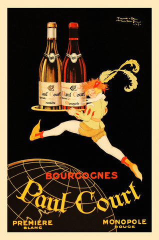 Bourgognes Paul Court -  Vintage Posters - McGaw Graphics