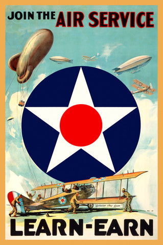 Join the Air Service -  Vintage Reproduction - McGaw Graphics