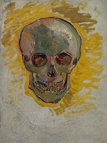 Skull, 1887 (front) -  Vincent van Gogh - McGaw Graphics