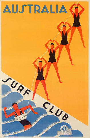 Australia Surf Club -  Vintage Sophie - McGaw Graphics