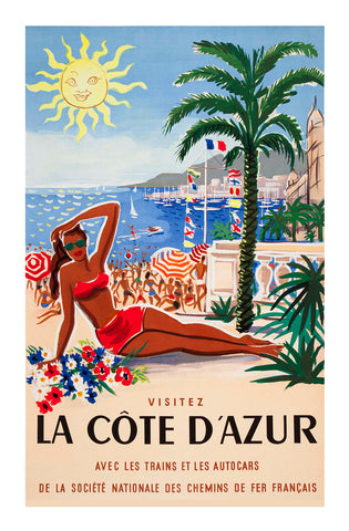 La Cote D’Azur -  Vintage Sophie - McGaw Graphics