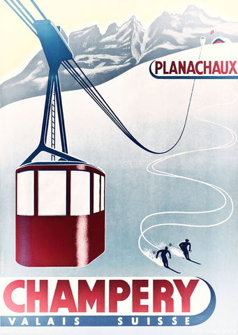 Champery - Ski -  Vintage Sophie - McGaw Graphics