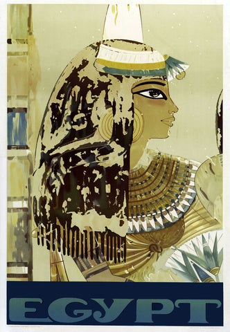 Visit Egypt - Cleopatra -  Vintage Sophie - McGaw Graphics