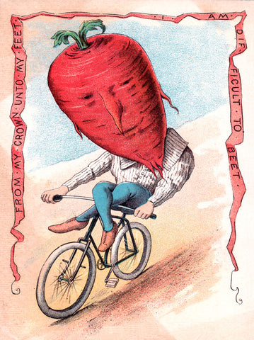 Beet on Bike -  Vintage Sophie - McGaw Graphics