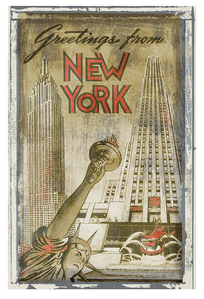 Greetings from New York | McGaw Graphics