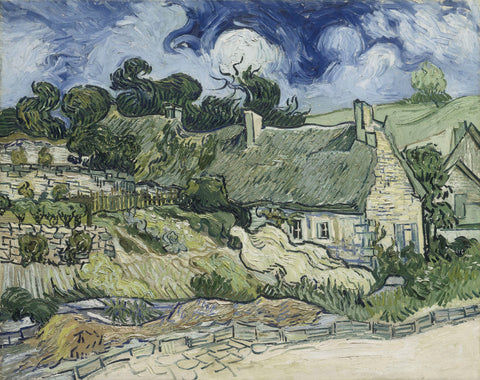 Thatched Cottages in Cordeville -  Vincent van Gogh - McGaw Graphics