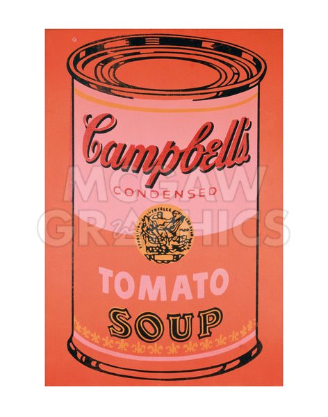Campbell's Soup Can, 1965 (orange) | McGaw Graphics