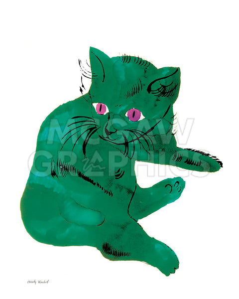 unoa 【Victorian cats Blue green】 W1458_13b68cdb-d723-4953-9fea-
