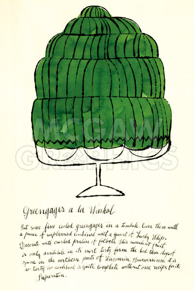 Wild Raspberries by Andy Warhol and Suzie Frankfurt, 1959 (green