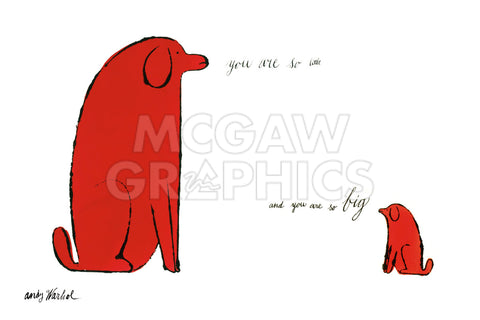 You Are So Little And You Are So Big, c. 1958 -  Andy Warhol - McGaw Graphics