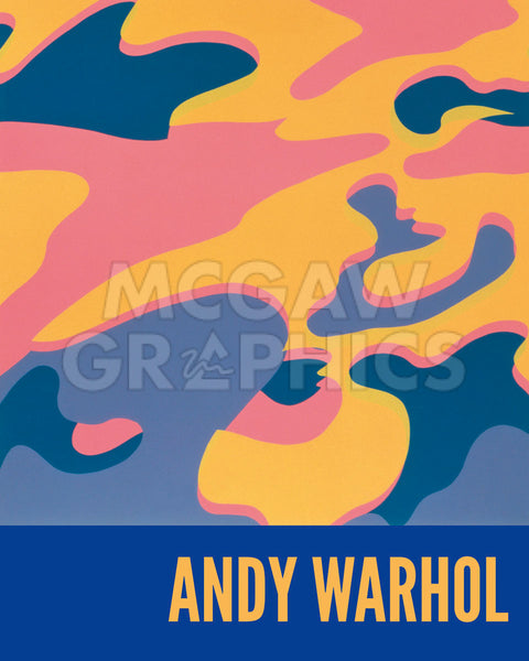 Camouflage, 1987 (pink, purple, orange) | McGaw Graphics