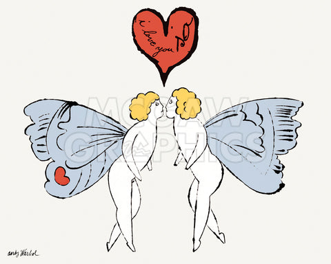 I Love You So, c. 1958 (angel) -  Andy Warhol - McGaw Graphics
