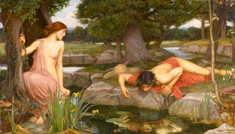 Echo and Narcissus, 1903 -  J.W. Waterhouse - McGaw Graphics
