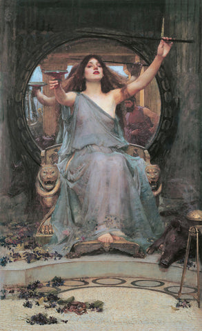 Circe Offering the Cup to Odusseus -  J.W. Waterhouse - McGaw Graphics