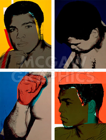 Muhammad Ali, 1978 -  Andy Warhol - McGaw Graphics
