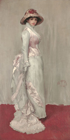 Harmony in Pink and Gray: Lady Meux, 1881 -  James Abbott McNeill Whistler - McGaw Graphics